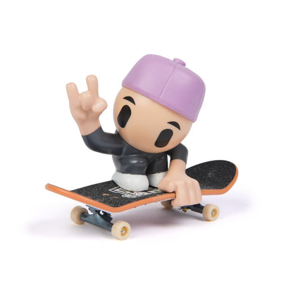 Tech Deck sk8 crew fingerboard s figurkou zelená sluchátka