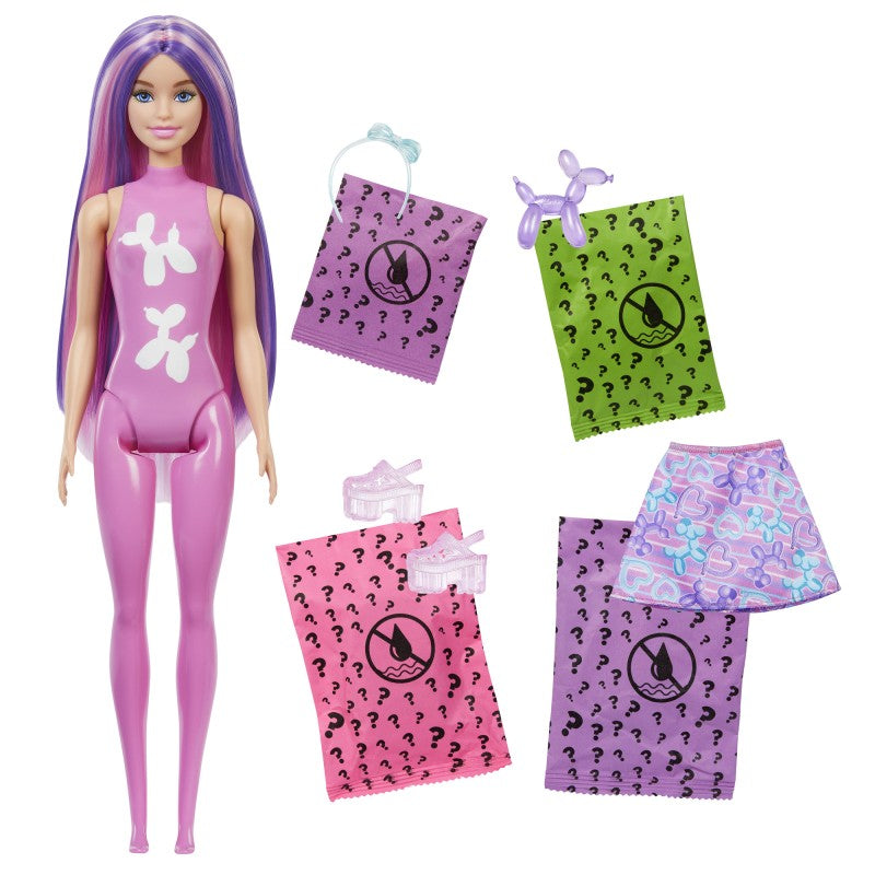 Barbie color reveal Barbie balónková zvířátka