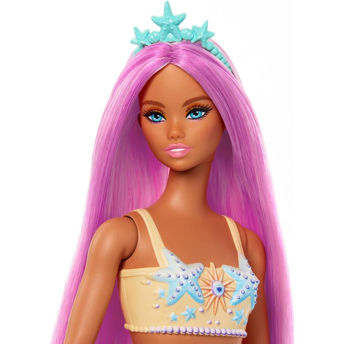 Barbie pohádková mořská panna žlutá