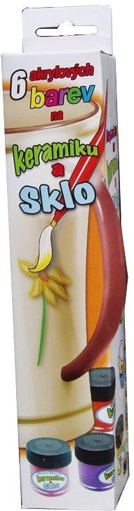 Barvy na keramiku - 6 x 12 ml