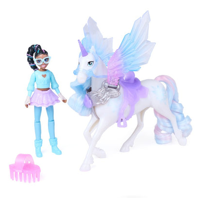 Unicorn academy kouzelná křídla Glacier & Layla 11cm