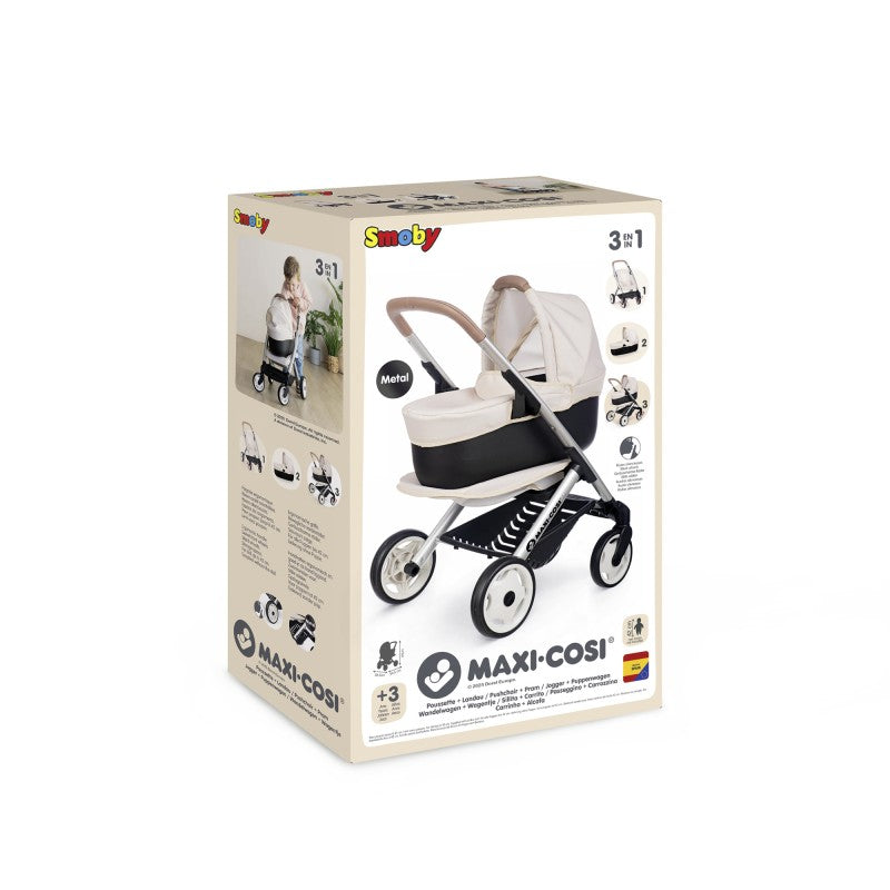 Kombinovaný kočárek Maxi Cosi pro panenky béžový