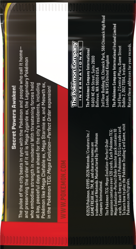 Pokémon TCG: ME03 Perfect Order - Booster