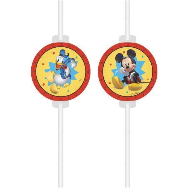 Brčka Papírová Mickey jump 4 ks