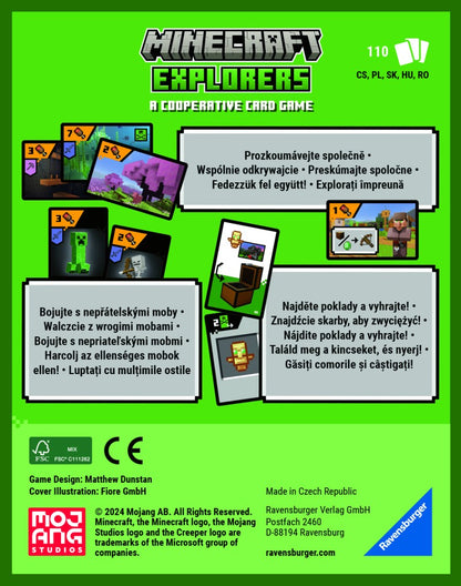 Karetní hra - Minecraft Explorers