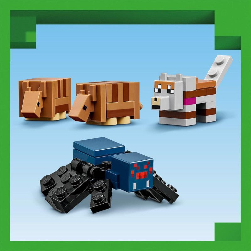 LEGO® Minecraft® 21269 Výprava do dolu a pásovec