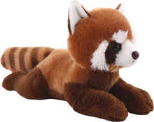 Panda červená ležící 26 cm