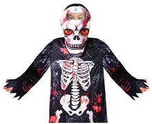 Kostým Kostlivec s maskou klučičí 130/140 cm