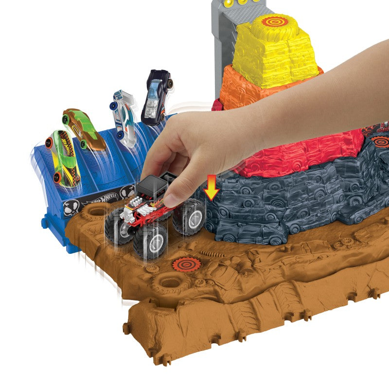 Hot Wheels Monster trucks aréna: Bone shaker finále herní set