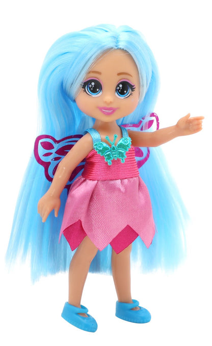 Dreameez mini víla v kornoutku tmavě fialové vlásky