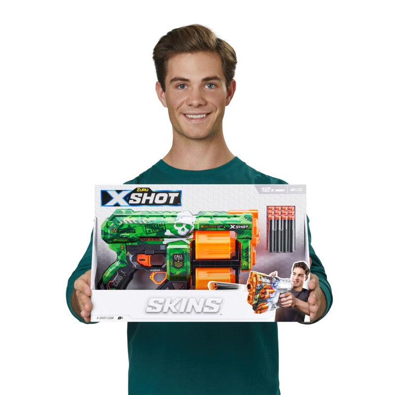 Pistole X-Shot Skins Dread + 12 šipek K.O