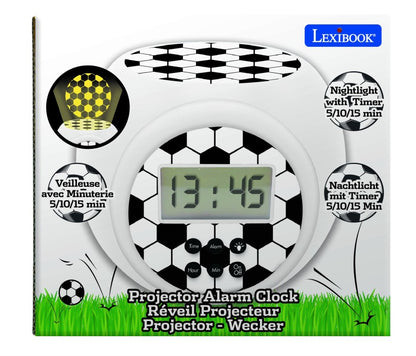 Lexibook budík fotbal se stropním projektorem