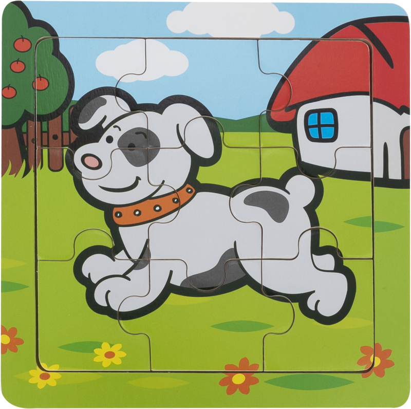 BABU - Edukativní puzzle - Pes
