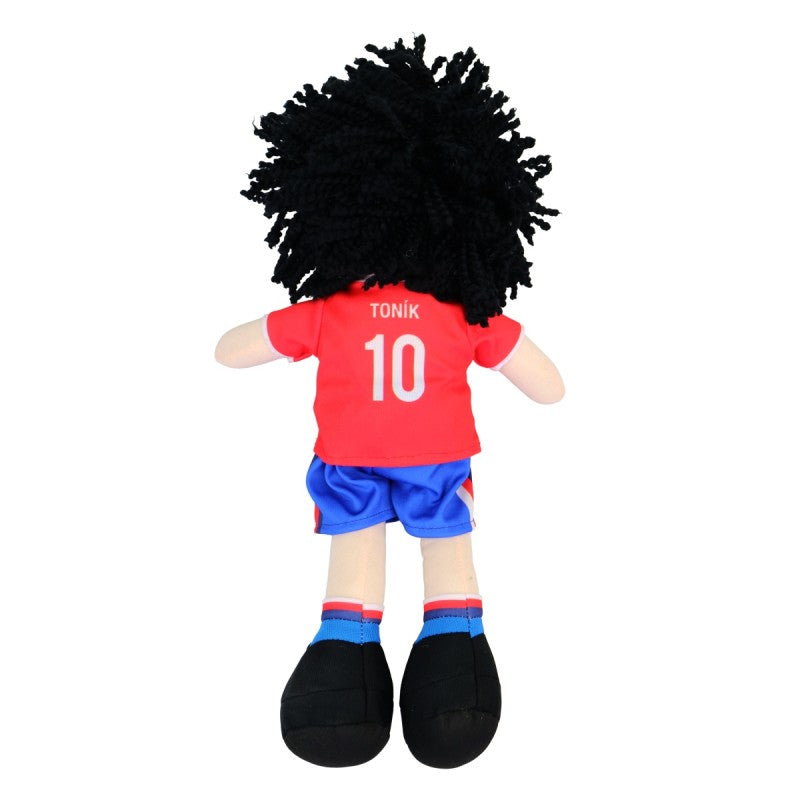 Panenka látková Toník - fotbalista 40 cm