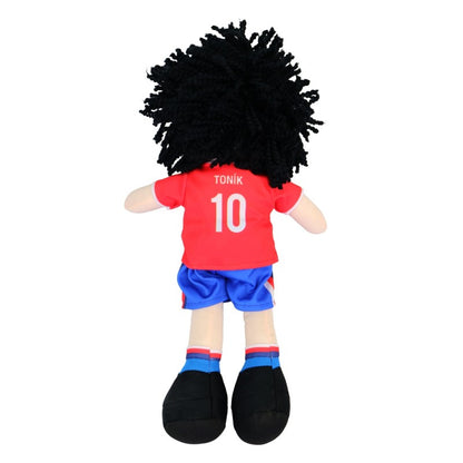Panenka látková Toník - fotbalista 40 cm