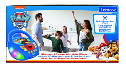 Lexibook CD přehrávač Tlapková patrola s bluetooth a světelnými efekty
