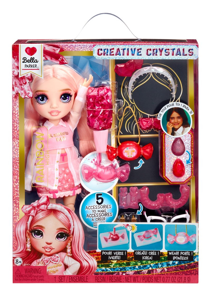 Rainbow High Creative Crystals panenka - Bella Parker
