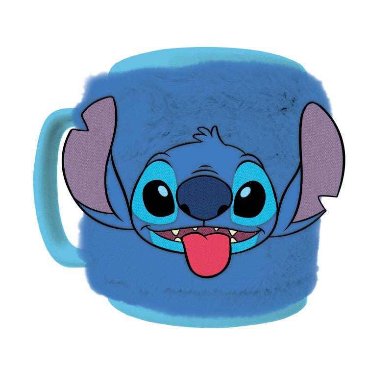 Lilo a Stitch hrnek s návlekem Stitch modrý