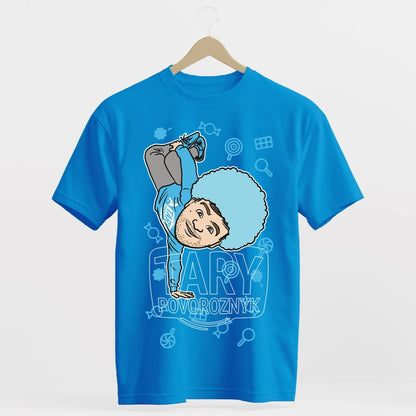Tary Povoroznyk Tričko cukrová vata modrá