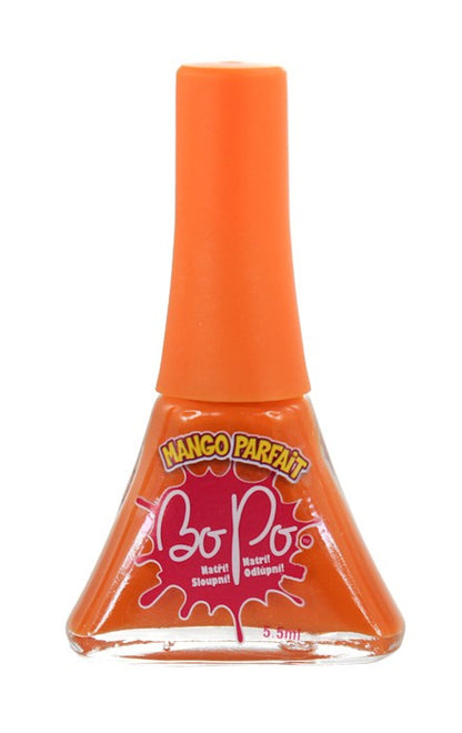 BO-PO lak na nehty oranžový s vůní mango parfait