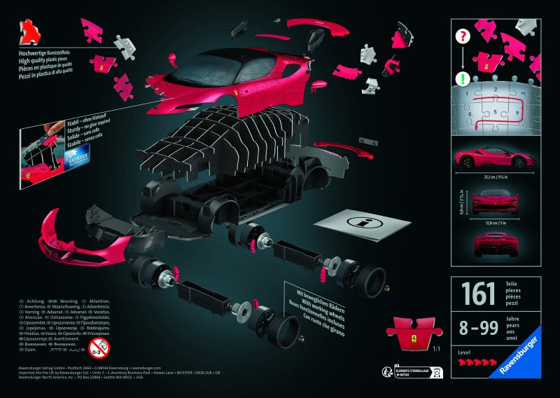Puzzle 3D Ferrari SF90 Stradale