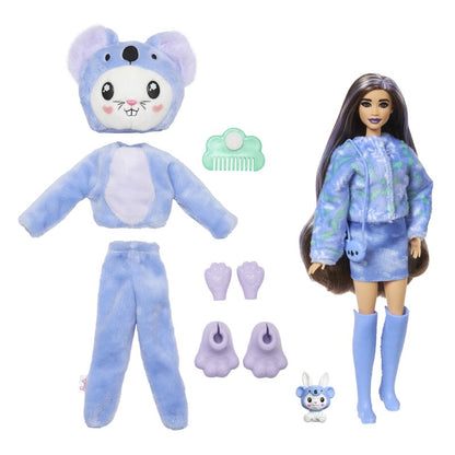 Barbie cutie reveal Barbie v kostýmu Medvědice v modrém kostýmu Delfína