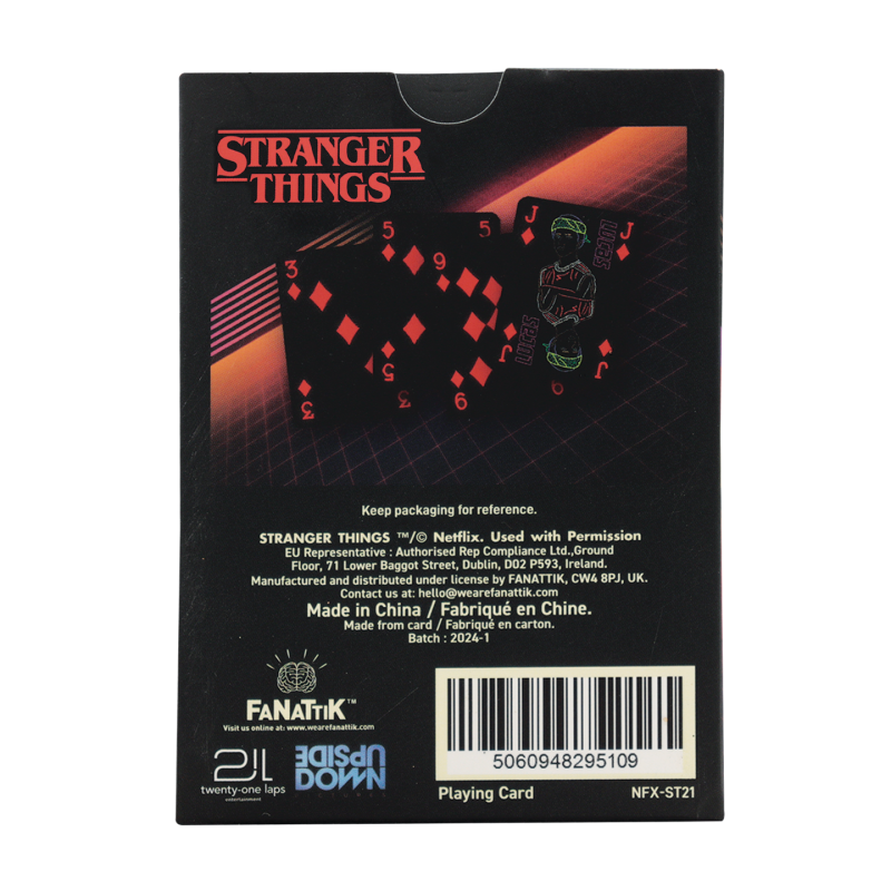 Stranger Things hrací karty DPL12
