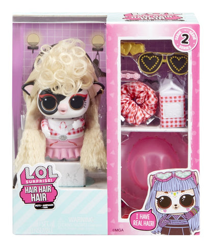 L.O.L. Surprise! Hair Hair Hair Zvířátko, PDQ žluté vlasy