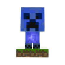 Icon Light Minecraft - Creeper modrý