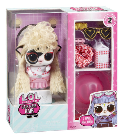 L.O.L. Surprise! Hair Hair Hair Zvířátko, PDQ žluté vlasy