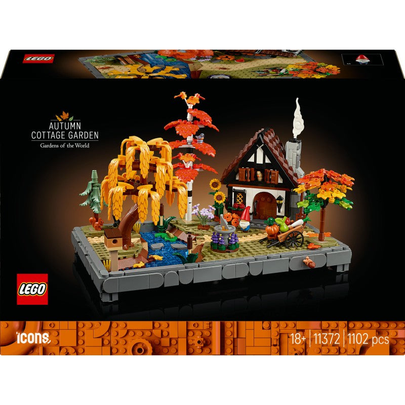 LEGO® Icons 11372 Chata a podzimní zahrada