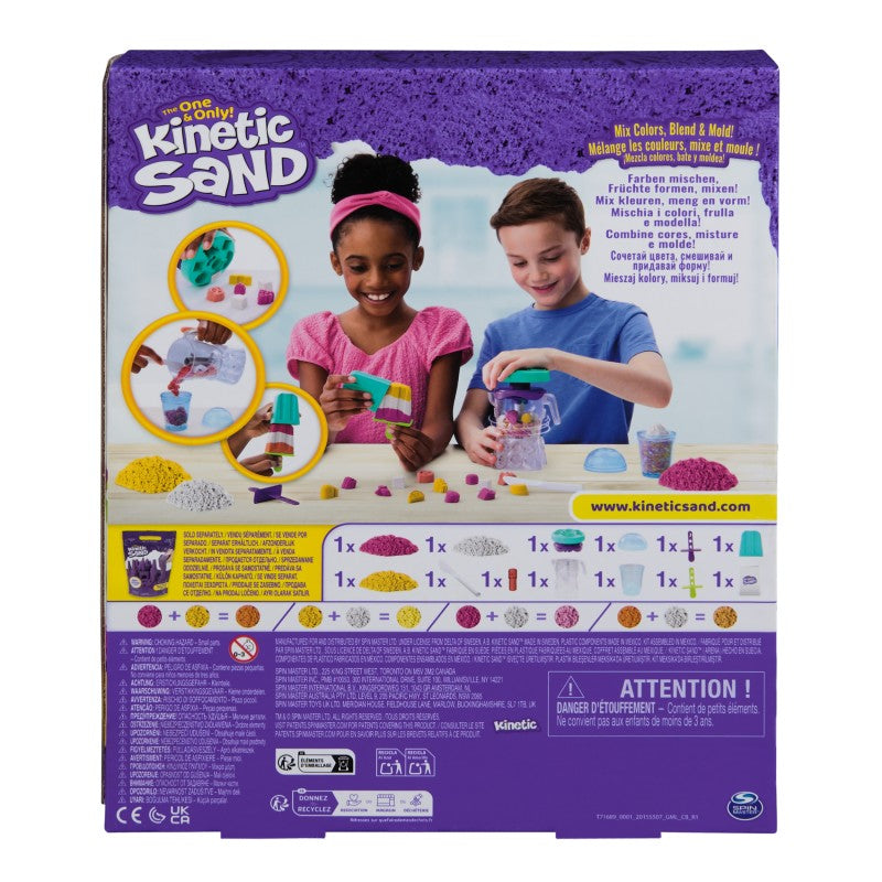 Kinetic sand smoothie mixer