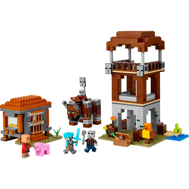 LEGO® Minecraft® 21278 Základna plenitelů a Ničitel