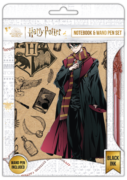 Harry Potter blok s perem (Navy & Gold) DPL6