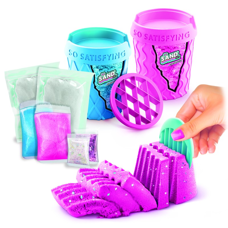 So Sand kouzelný písek 2 pack fialový s modrým