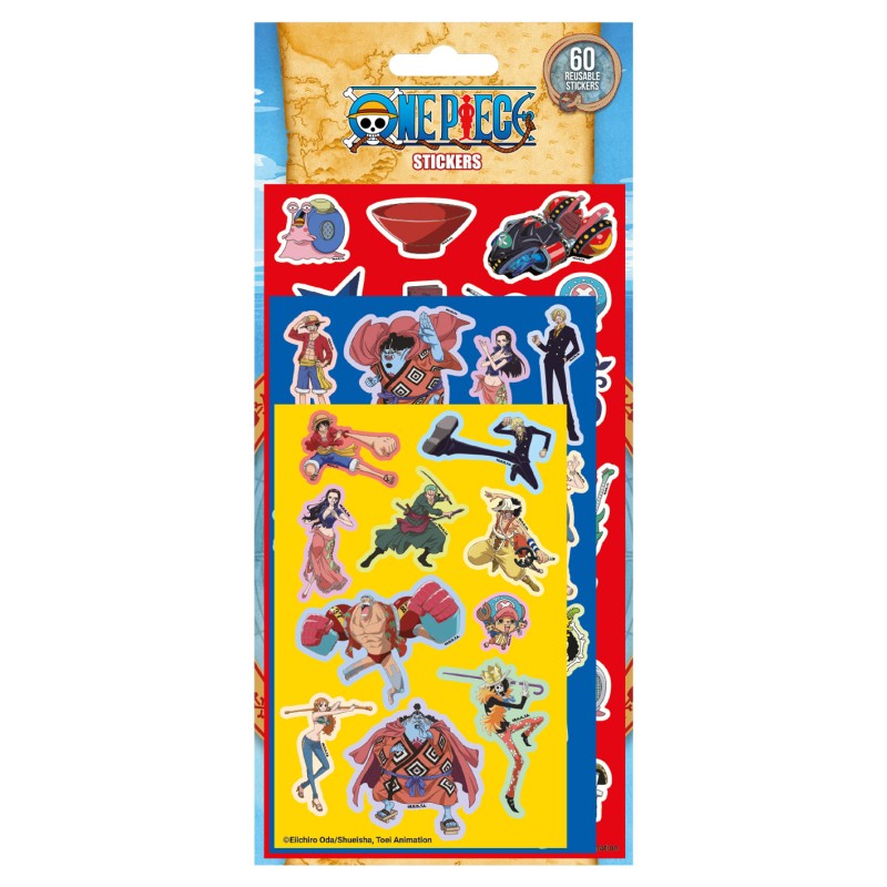 One Piece – sada samolepek, 60 ks