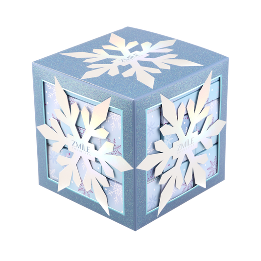 Adventní kosmetický kalendář Snowflake Puzzle - ledově bílá