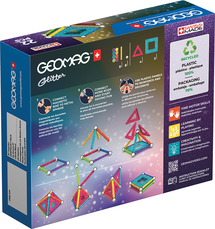 Geomag Glitter 22 dílků