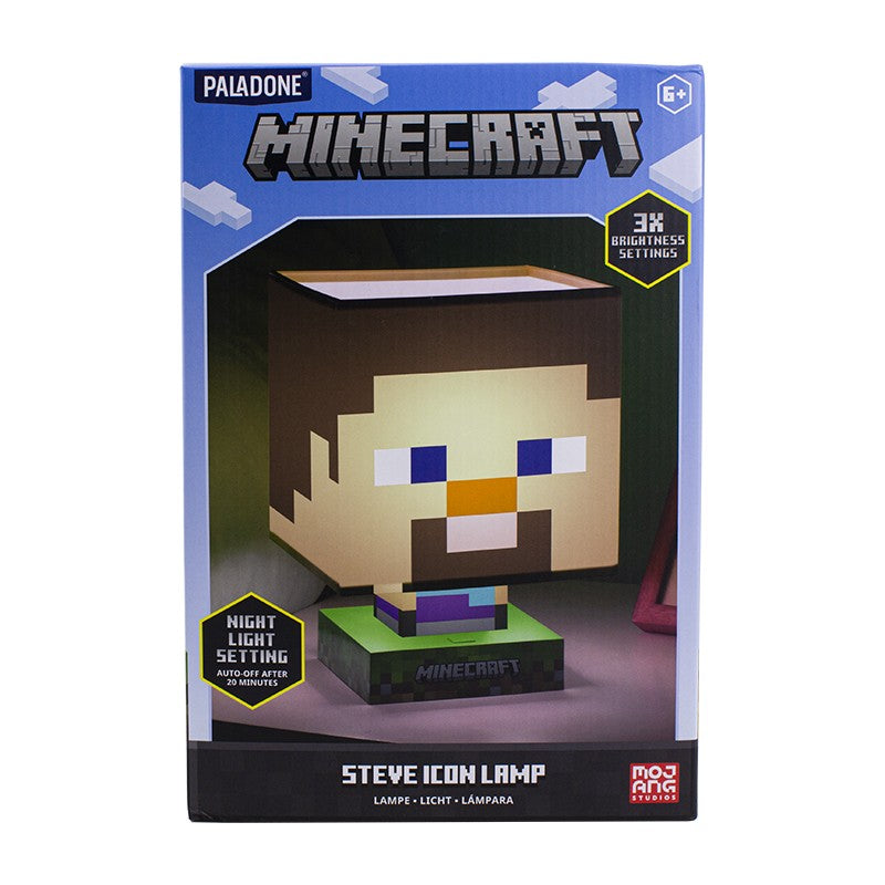 Minecraft Steve Icon Lamp