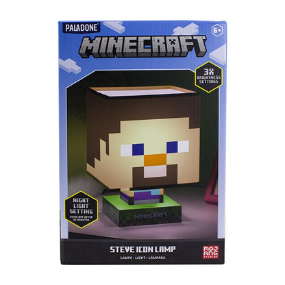 Minecraft Steve Icon Lamp