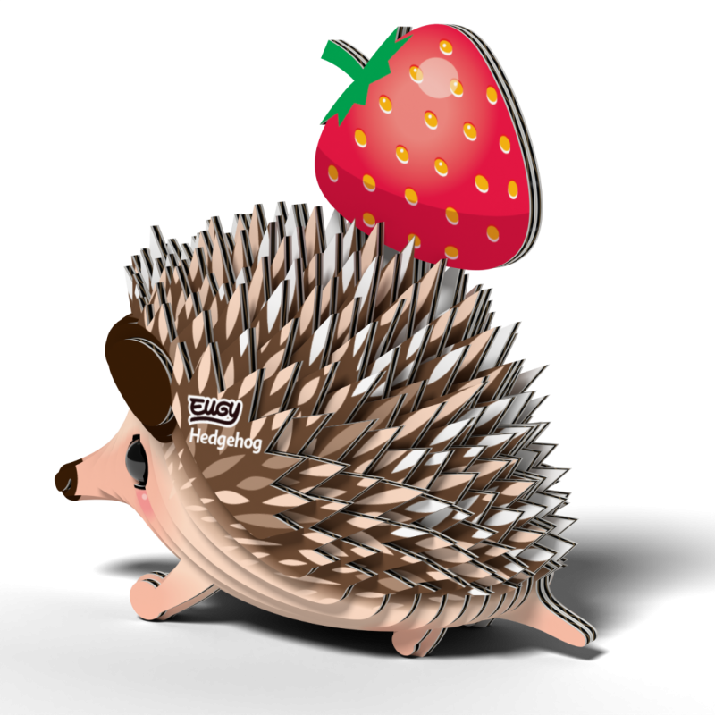 EUGY Ježek 3D kartonová skládačka