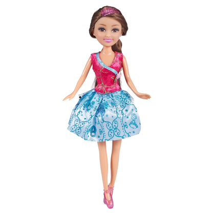 Princezna Sparkle Girlz v kornoutku růžové šaty