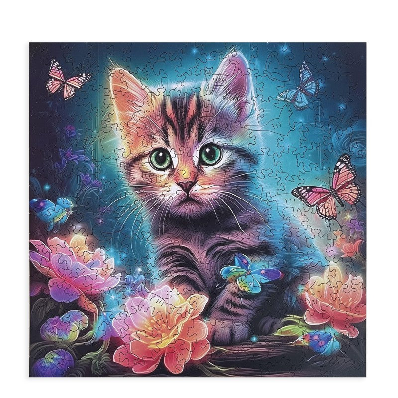 Wooden puzzle Cute Kitten A4