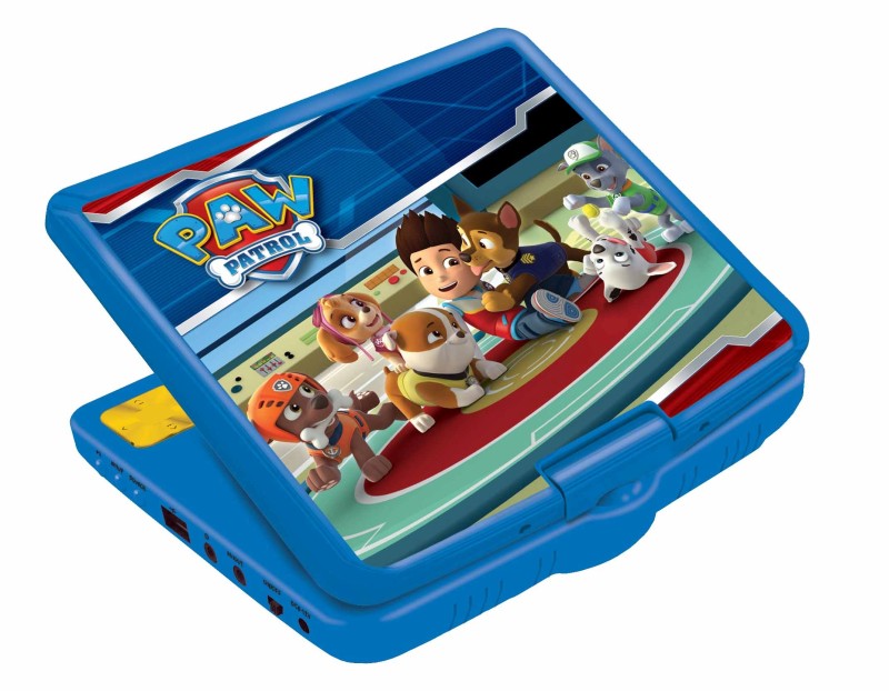 Lexibook přenosný DVD přehrávač 7" Tlapková Patrola