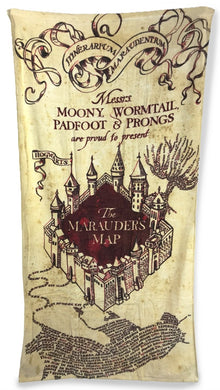 Osuška Harry Potter 1 Pobertův plánek, 75x150 cm