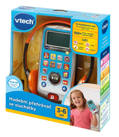 Hudební přehrávač se sluchátky CZ