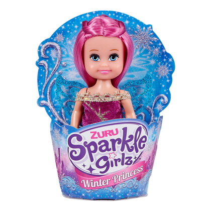 Princezna zimní Sparkle Girlz malá v kornoutku blond vlasy