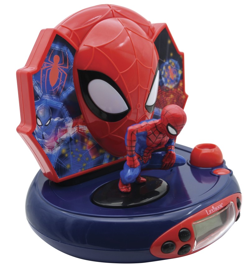 Lexibook 3D budík Spiderman s projekcí času
