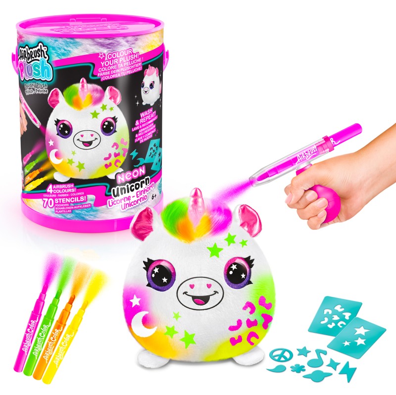 Airbrush - Neon Squish Pals Paint Can