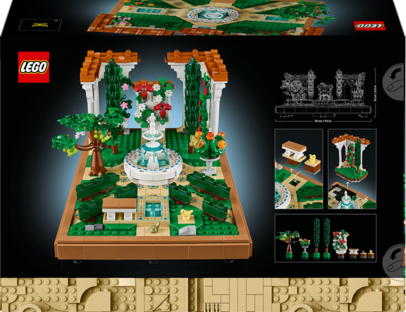 LEGO® Icons 10359 Zahrada s fontánou